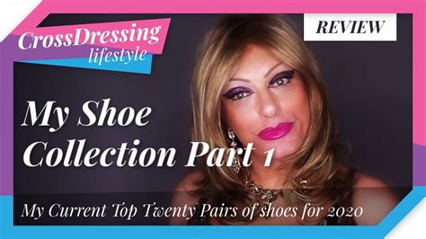 crossdresser wearing heels|High Heel shoe collection 